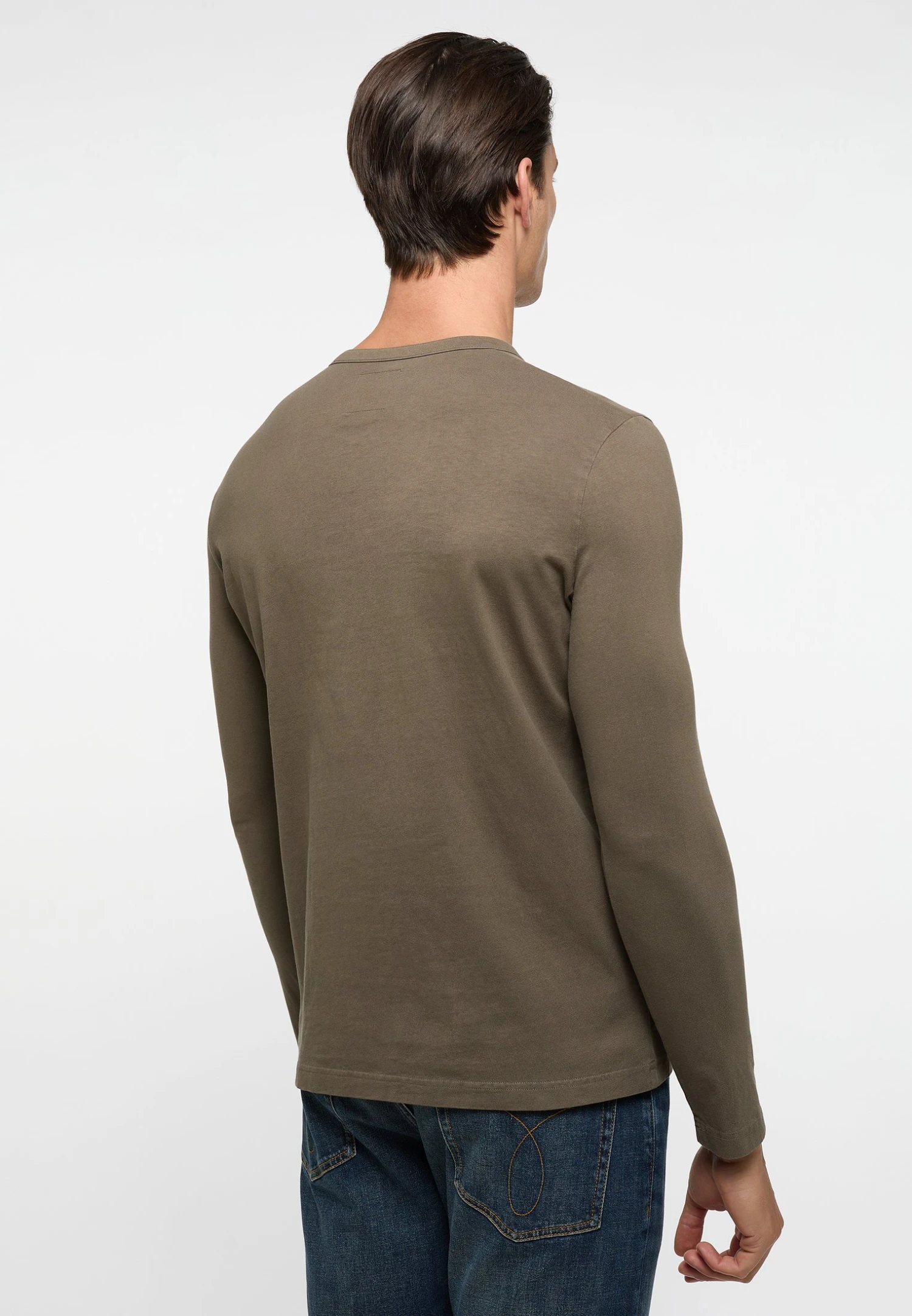 Eterna Even- Longsleeve - Taupe 4 Eterna Even- Longsleeve - Taupe - Afbeelding 2