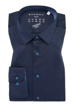 Eterna Performance Slim Fit - Overhemd - Navy 12 Eterna Performance Slim Fit - Overhemd - Navy -Eterna cf86da1231f042d0a62bd1f664bb69b0