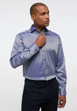 Eterna Performance Modern Fit - Overhemd - Weiß Navy