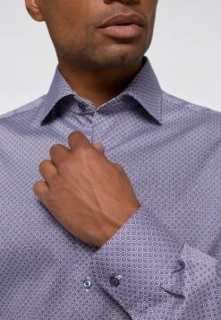 Eterna Print- Modern Fit - Overhemd - Blau Rot 10 Eterna Print- Modern Fit - Overhemd - Blau Rot -Eterna d0a99bb3873a48c4aa6d3f66ccf09215