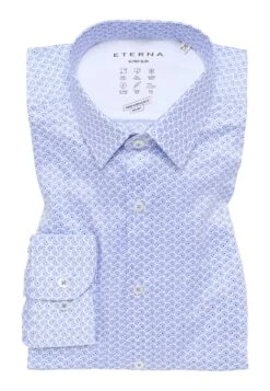 Eterna Bedrucktes Performance Super- Overhemd - Himmelblau -Eterna d2f14e093c534331a60eb4ba60ba55ee