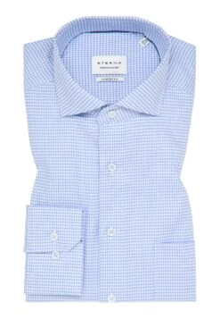 Eterna Strukturiertes Comfort Fit - Overhemd - Hellblau -Eterna d3192e4a4c0a4f22afab58e11324d3e8