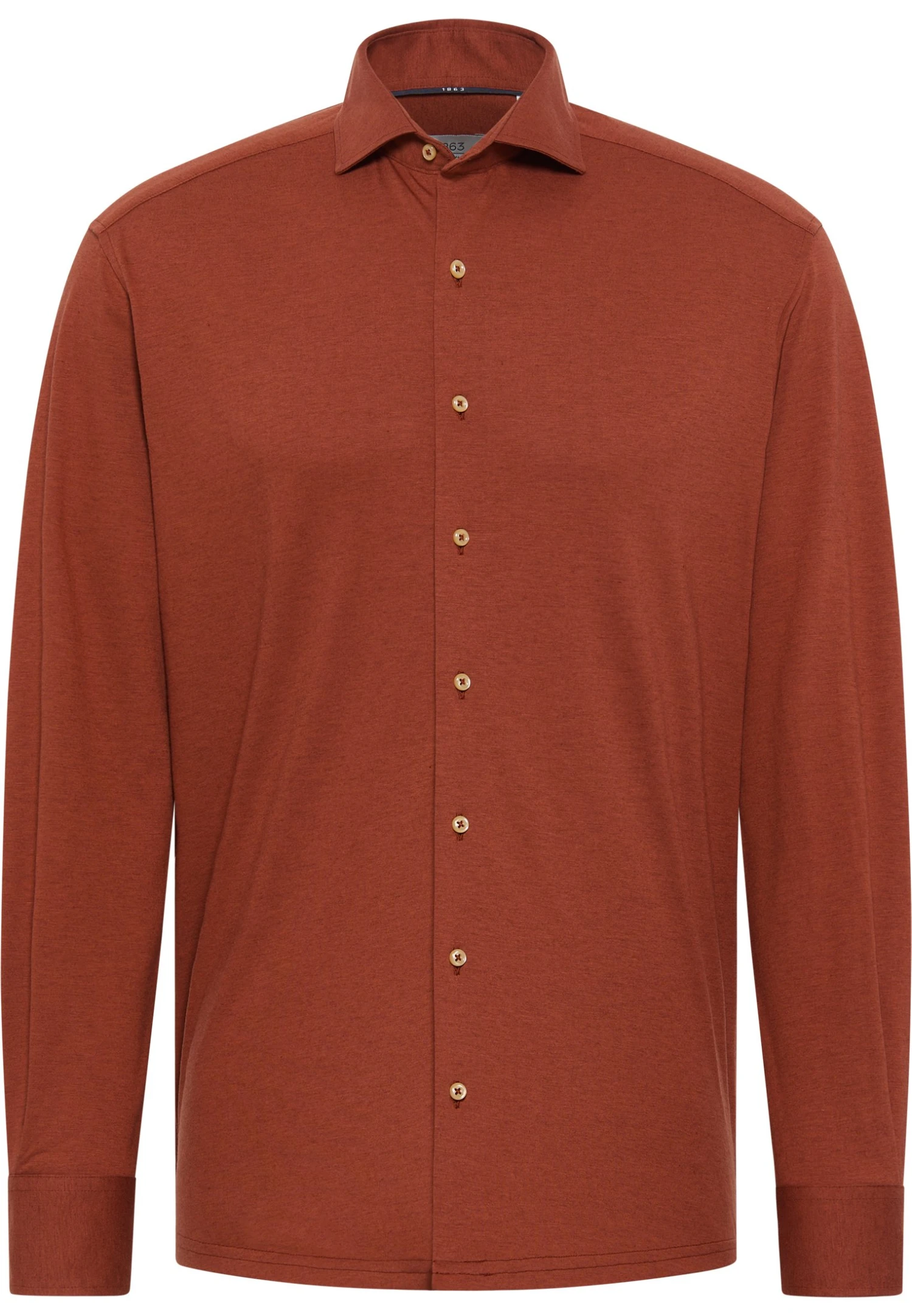 Eterna Soft Tailoring Comfort Fit - Overhemd - Terracotta 6 Eterna Soft Tailoring Comfort Fit - Overhemd - Terracotta - Afbeelding 4