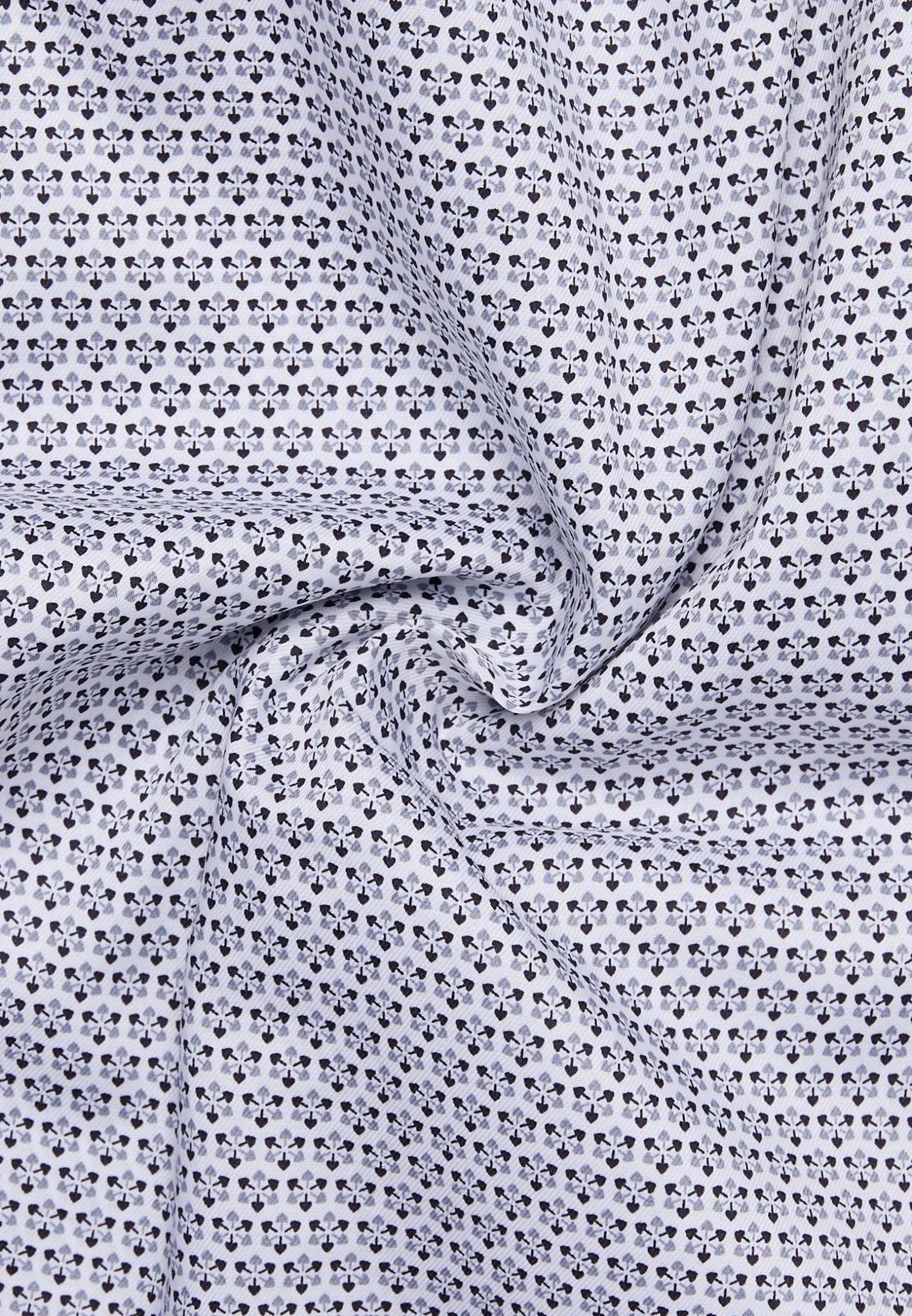 Eterna Print Modern Fit - Overhemd - Grau 7 Eterna Print Modern Fit - Overhemd - Grau - Afbeelding 5