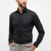 Eterna Langarm Slim Fit Stretch Unifarben - Zakelijk Overhemd - Schwarz -Eterna d4f133a80ee74dc8b1ce8dc8aec7ca63