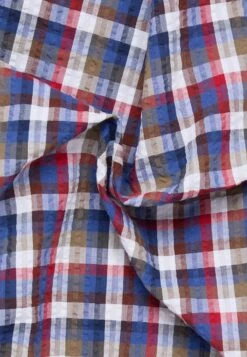 Eterna Seersucker Comfort Fit - Overhemd - Denim -Eterna d6fd3a85ab2a4b8cbb01516f8f6e0ecf