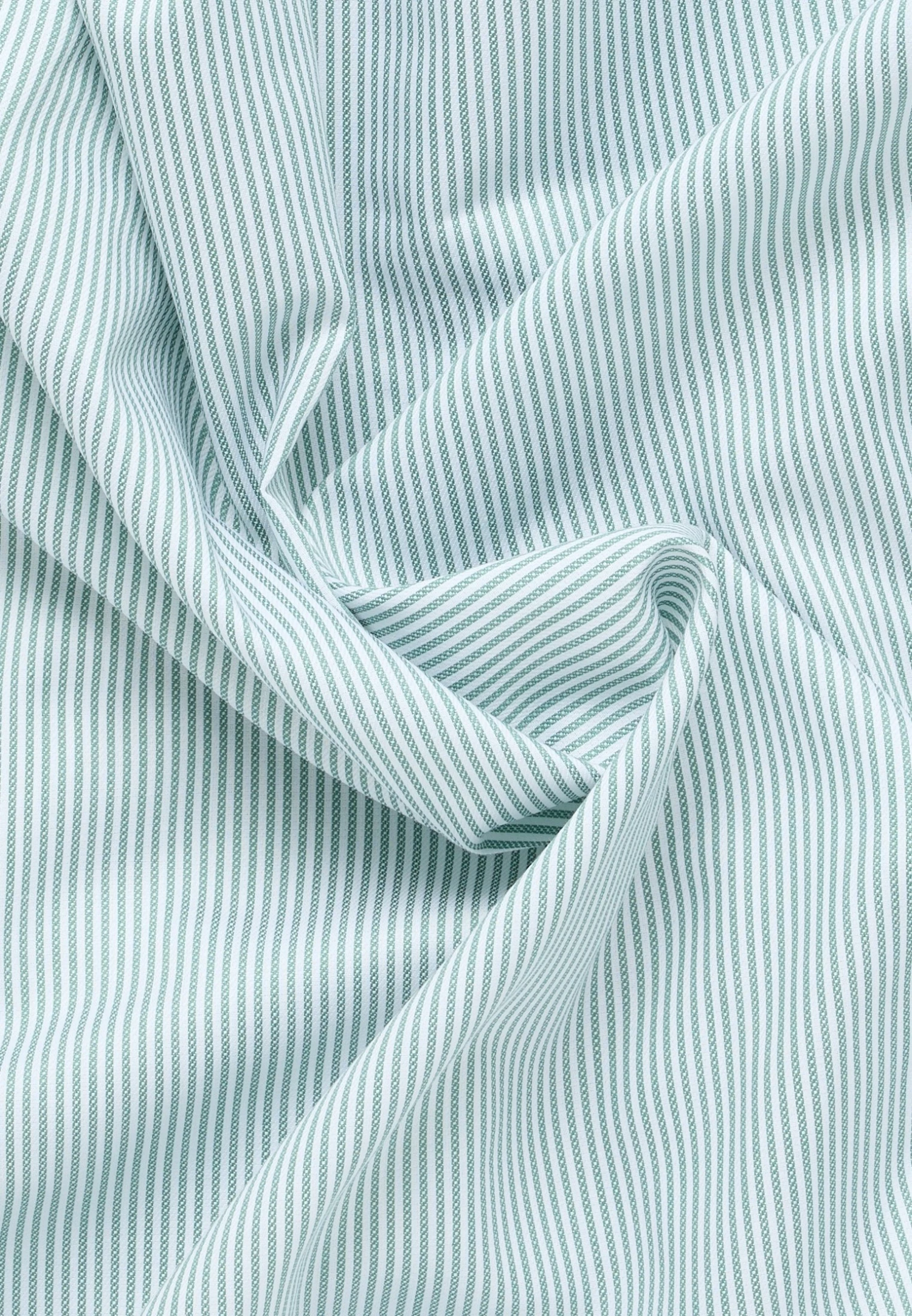 Eterna Gestreiftes Comfort Fit - Overhemd - Salbeigrün 7 Eterna Gestreiftes Comfort Fit - Overhemd - Salbeigrün - Afbeelding 5