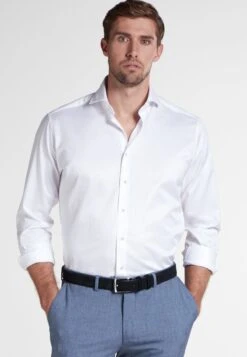Eterna Langarm Modern Fit - Zakelijk Overhemd - White