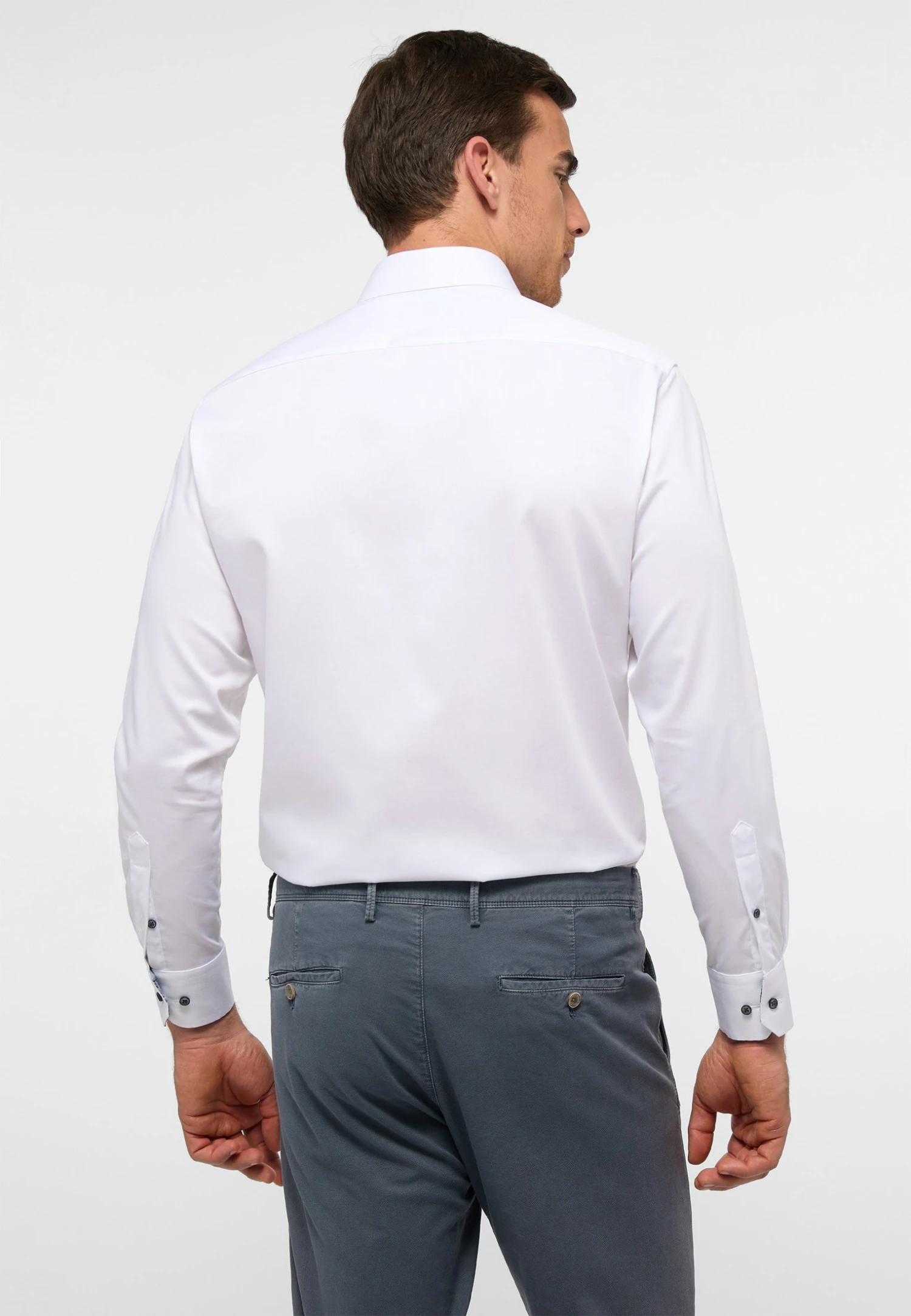 Eterna Modern Fit - Zakelijk Overhemd - Weiß 4 Eterna Modern Fit - Zakelijk Overhemd - Weiß - Afbeelding 2