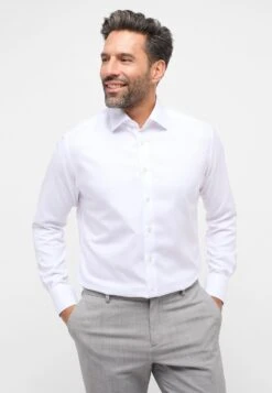 Eterna Never Iron Modern Fit - Zakelijk Overhemd - Weiß