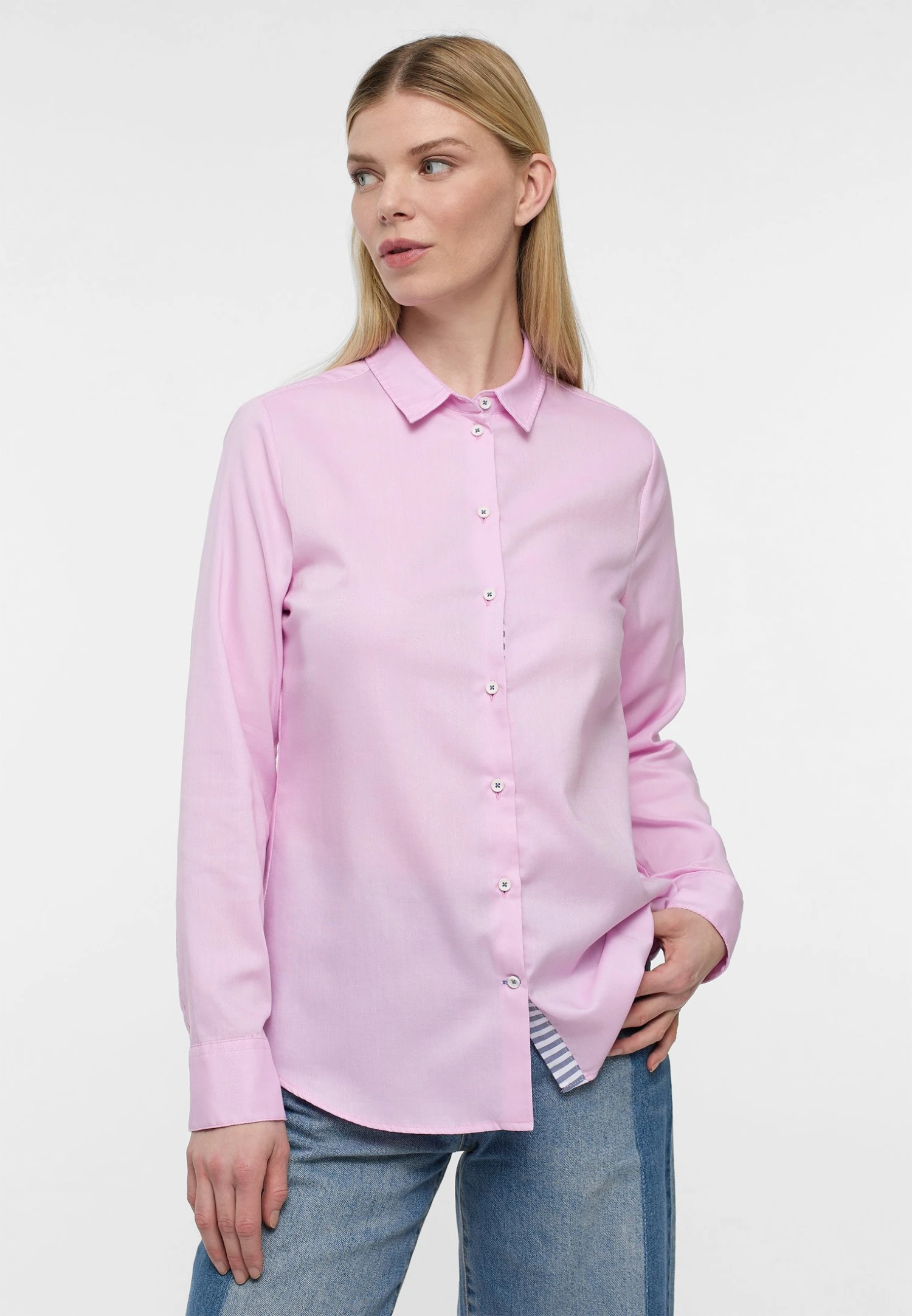 Eterna Regular Fit - Overhemdblouse - Pink 3 Eterna Regular Fit - Overhemdblouse - Pink