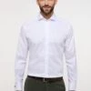 Eterna Strukturiertes Modern Fit - Overhemd - Weiß -Eterna db75e2ea7b1f49b397bd30c91f204371