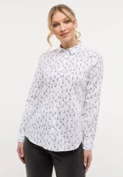 Eterna Classic Fit - Overhemdblouse - Weiß Navy