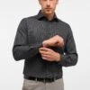 Eterna Strukturiertes Twill Modern Fit - Overhemd - Anthrazit -Eterna dc52d393edca49a0bfee2a8304f37517