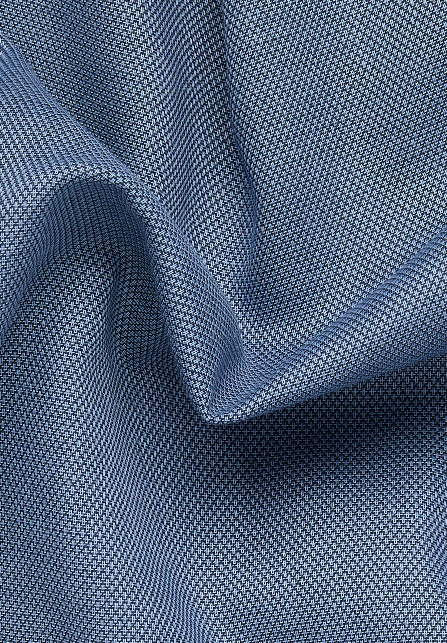 Eterna Struktur Modern Fit - Overhemd - Denim 7 Eterna Struktur Modern Fit - Overhemd - Denim - Afbeelding 5