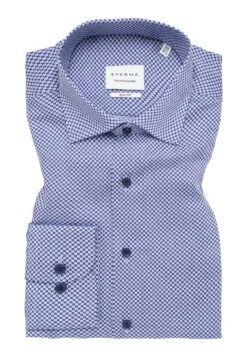 Eterna Print - Overhemd - Blau -Eterna dd358391e4504c1d95bc7677b067cef4