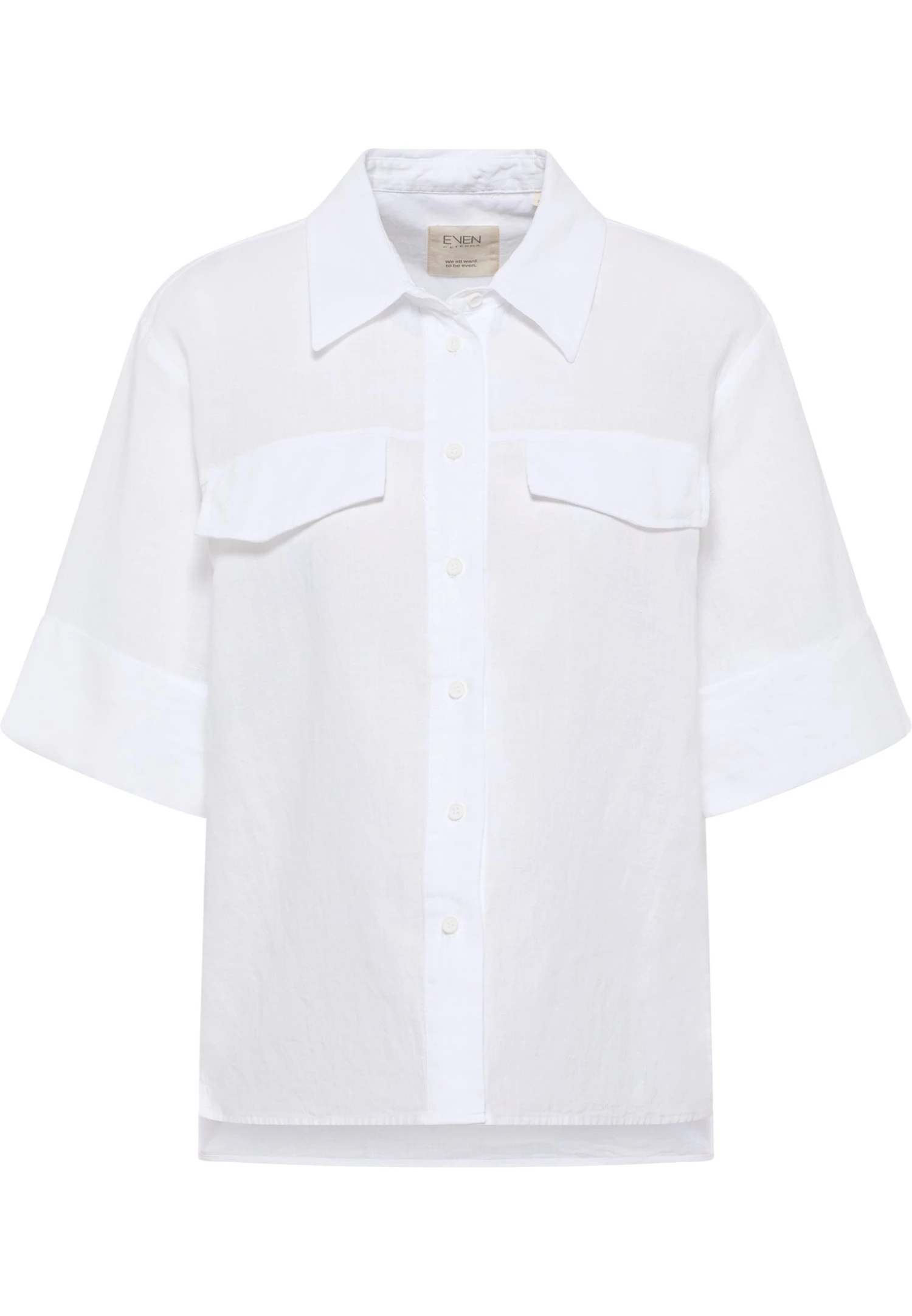 Eterna Even Loose Fit - Overhemdblouse - Off-White 6 Eterna Even Loose Fit - Overhemdblouse - Off-White - Afbeelding 4