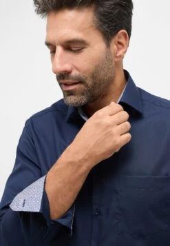 Eterna Original Modern Fit - Zakelijk Overhemd - Navy -Eterna de5eeb6d30dd4fd78c06358e57ca195a