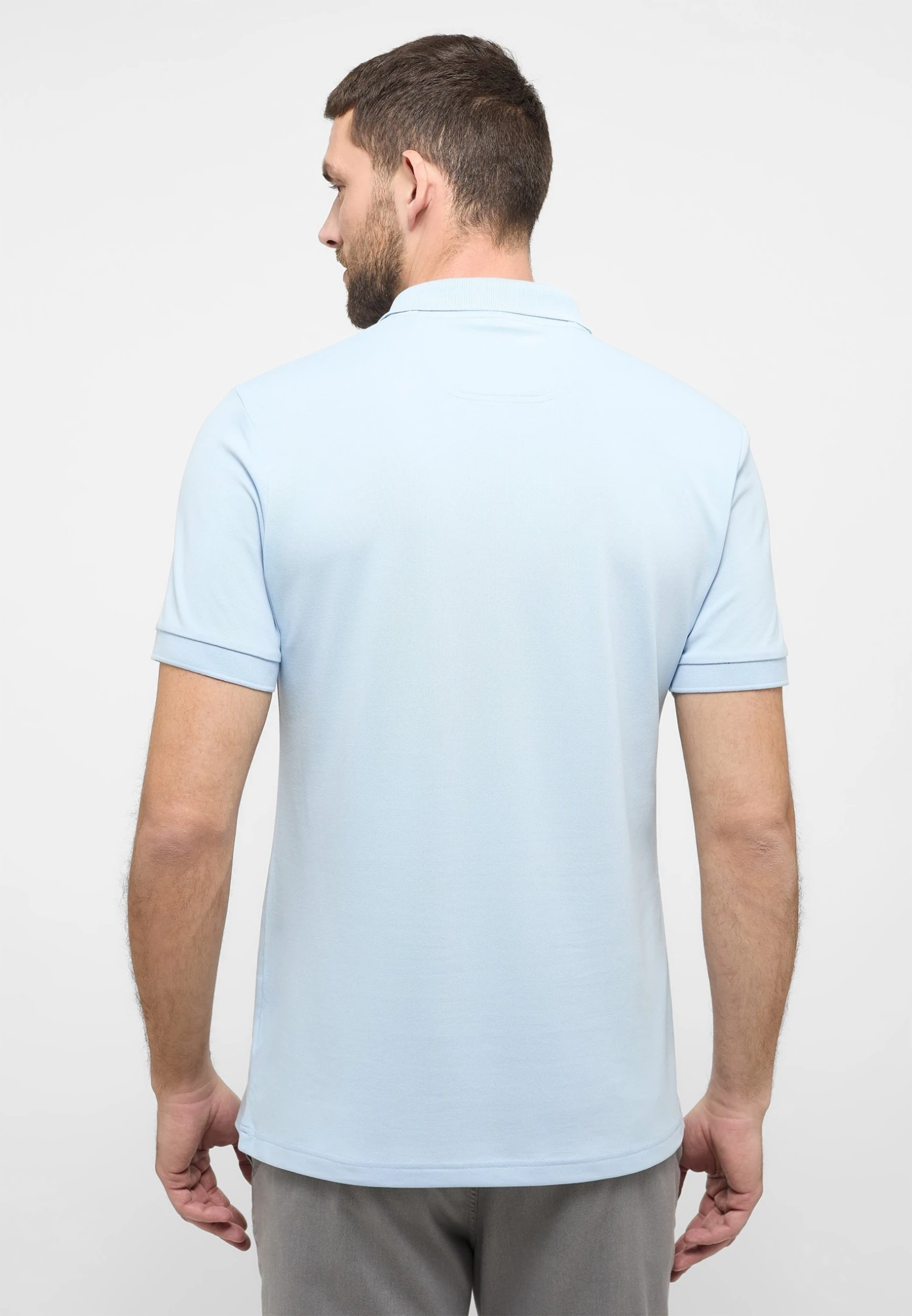 Eterna Performance Regular Fit - Poloshirt - Hellblau 4 Eterna Performance Regular Fit - Poloshirt - Hellblau - Afbeelding 2