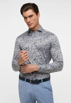 Eterna Bedrucktes Twill Slim Fit - Overhemd - Gelb