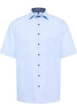 Eterna Unifarbenes Popeline Kurzarm Comfort Fit - Overhemd - Himmelblau 11 Eterna Unifarbenes Popeline Kurzarm Comfort Fit - Overhemd - Himmelblau -Eterna dff9e2c2e0dd45ccaf98329479271422