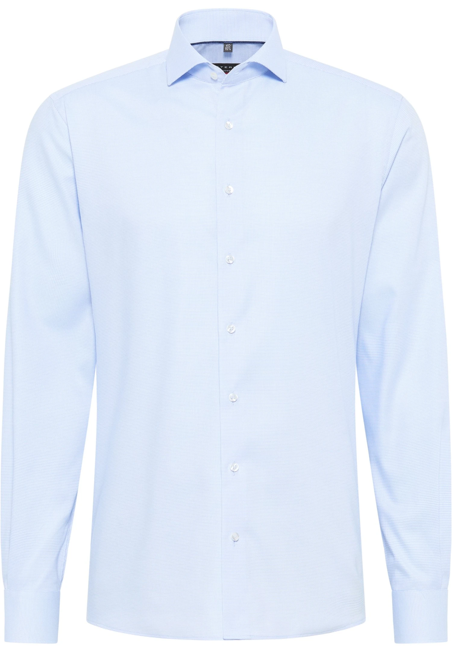 Eterna Struktur Modern Fit - Zakelijk Overhemd - Hellblau 6 Eterna Struktur Modern Fit - Zakelijk Overhemd - Hellblau - Afbeelding 4