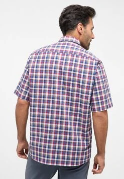 Eterna Seersucker Comfort Fit - Overhemd - Denim -Eterna e2a07be15dc54a48b367bc009149e392
