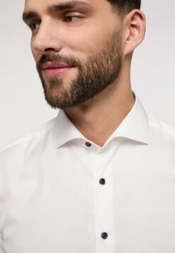 Eterna Slim Fit - Zakelijk Overhemd - Beige -Eterna e3b1014d0f3a4096a279fa0c1cd739f1