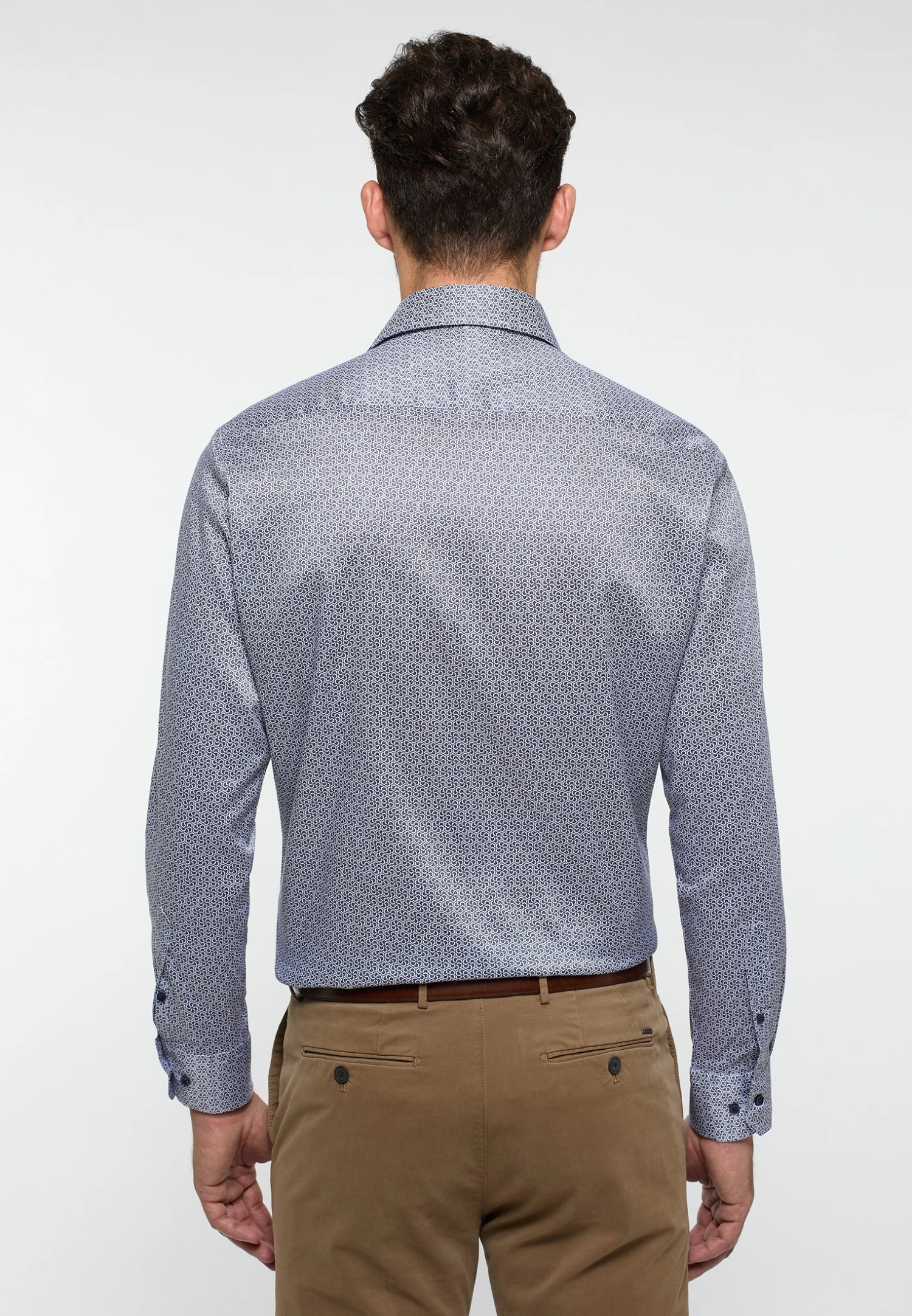 Eterna Performance Modern Fit - Overhemd - Rauchblau 4 Eterna Performance Modern Fit - Overhemd - Rauchblau - Afbeelding 2