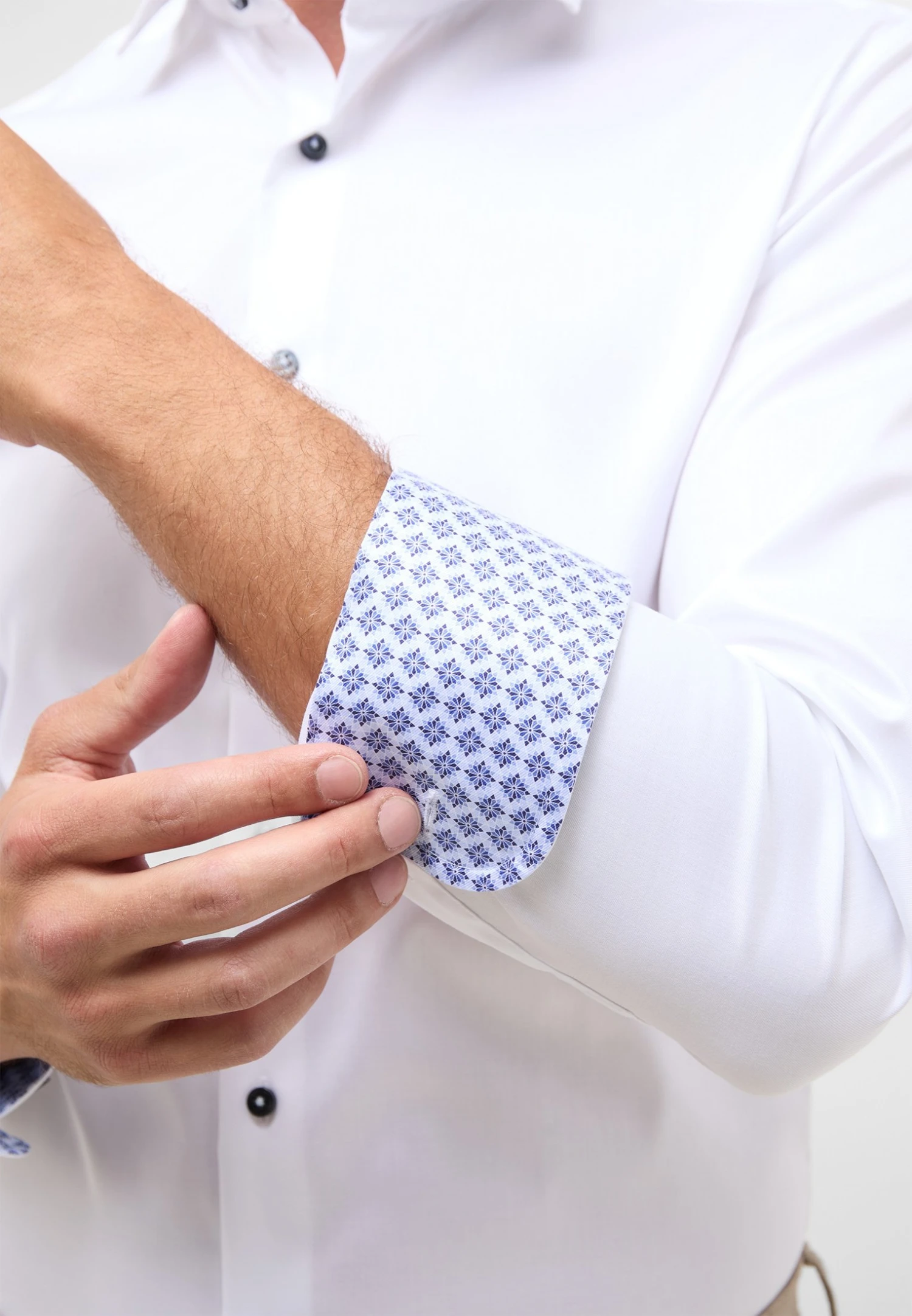 Eterna Luxury - Zakelijk Overhemd - Weiß 5 Eterna Luxury - Zakelijk Overhemd - Weiß - Afbeelding 3