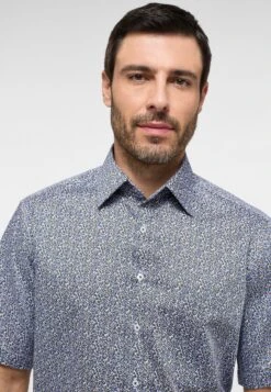 Eterna Kurzarm Comfort Fit - Overhemd - Blau -Eterna e827fbf948fa42b08308c1e342c303e8