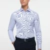 Eterna Gestreiftes Slim Fit - Zakelijk Overhemd - Royal Blau 1 Eterna Gestreiftes Slim Fit - Zakelijk Overhemd - Royal Blau -Eterna e84e188abdfd44288d34e742052fb670