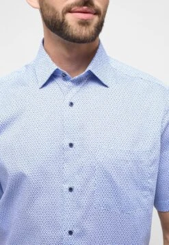 Eterna Bedrucktes Twill-Kurzarm Modern Fit - Overhemd - Hellblau 10 Eterna Bedrucktes Twill-Kurzarm Modern Fit - Overhemd - Hellblau -Eterna e8731b3af0c6440298c9a59f9fe295fc