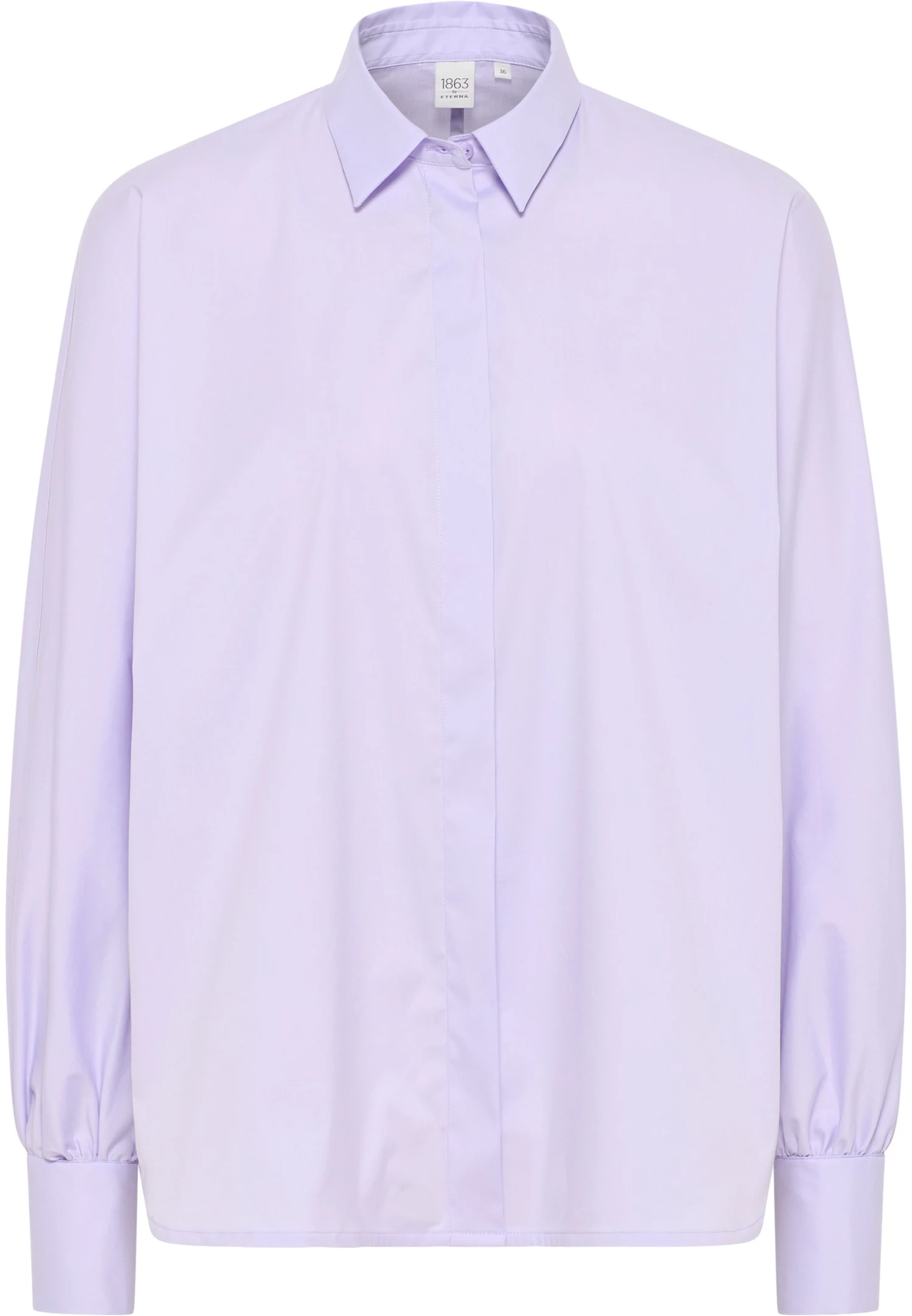 Eterna Classic Fit - Overhemdblouse - Lila 6 Eterna Classic Fit - Overhemdblouse - Lila - Afbeelding 4