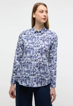 Eterna Classic Fit - Overhemdblouse - Blau