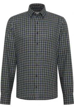 Eterna Kariertes Soft TailoringSlim Fit - Overhemd - Dunkelblau 11 Eterna Kariertes Soft TailoringSlim Fit - Overhemd - Dunkelblau -Eterna ec3ac6861f034b49ac79edc86eb13b42