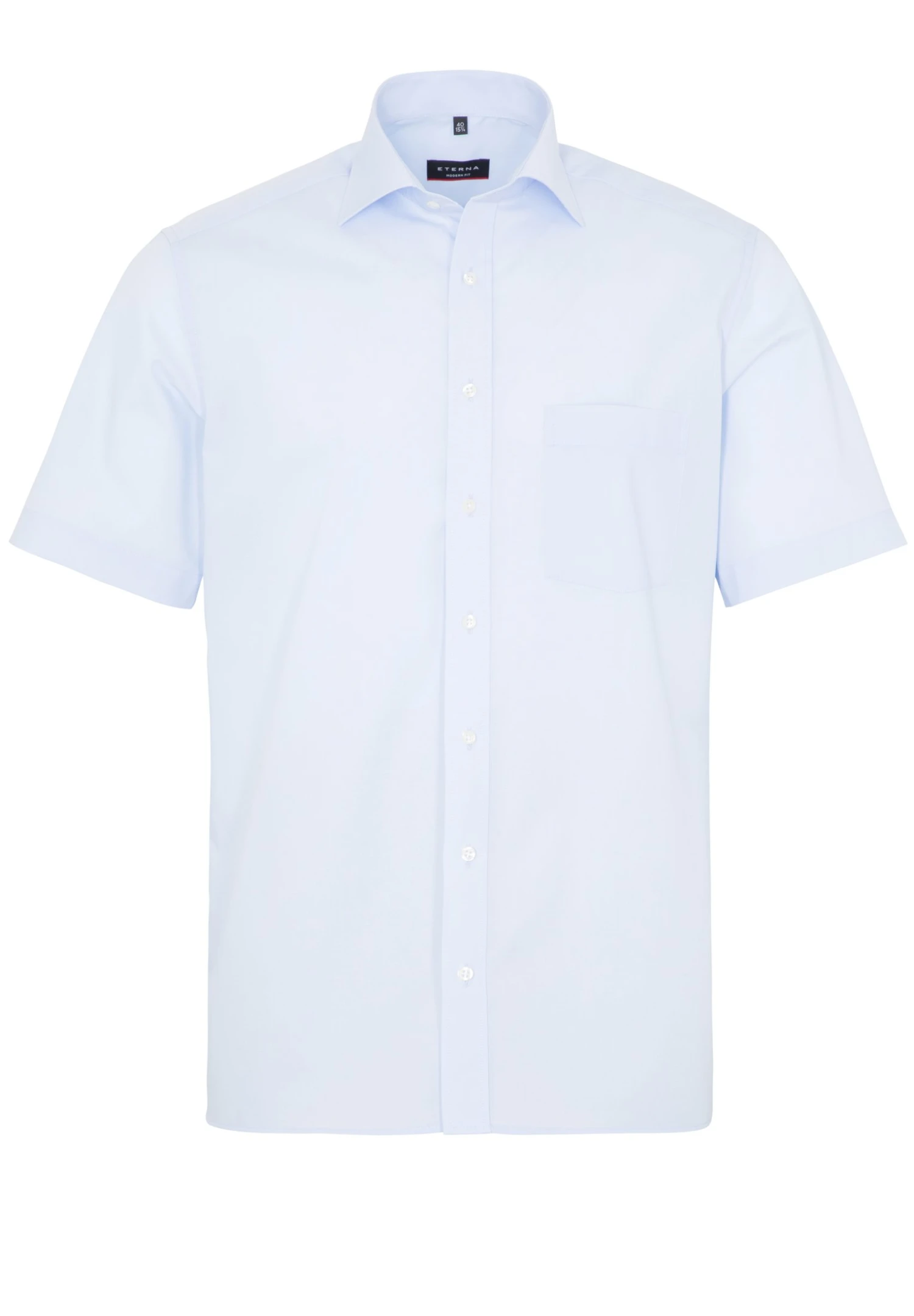 Eterna Zakelijk Overhemd - Hellblau Uni 6 Eterna Zakelijk Overhemd - Hellblau Uni - Afbeelding 4