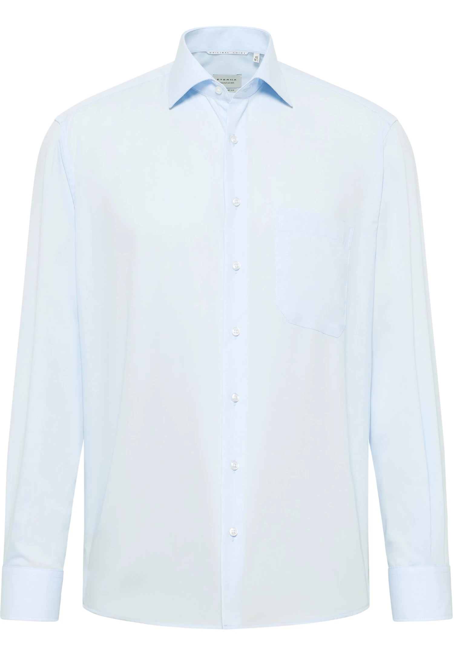 Eterna Original Comfort Fit - Zakelijk Overhemd - Hellblau 6 Eterna Original Comfort Fit - Zakelijk Overhemd - Hellblau - Afbeelding 4