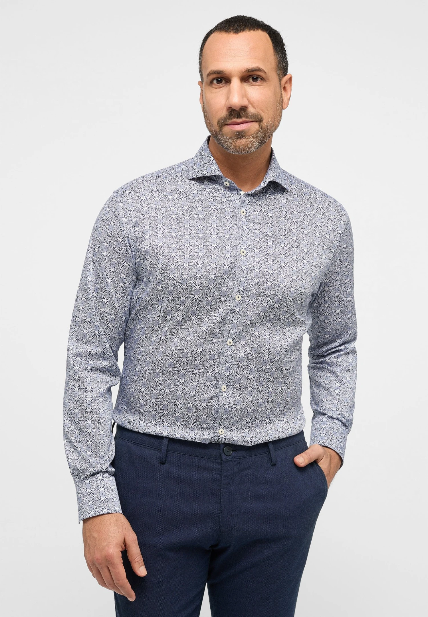 Eterna Modern Fit - Overhemd - Blau 3 Eterna Modern Fit - Overhemd - Blau