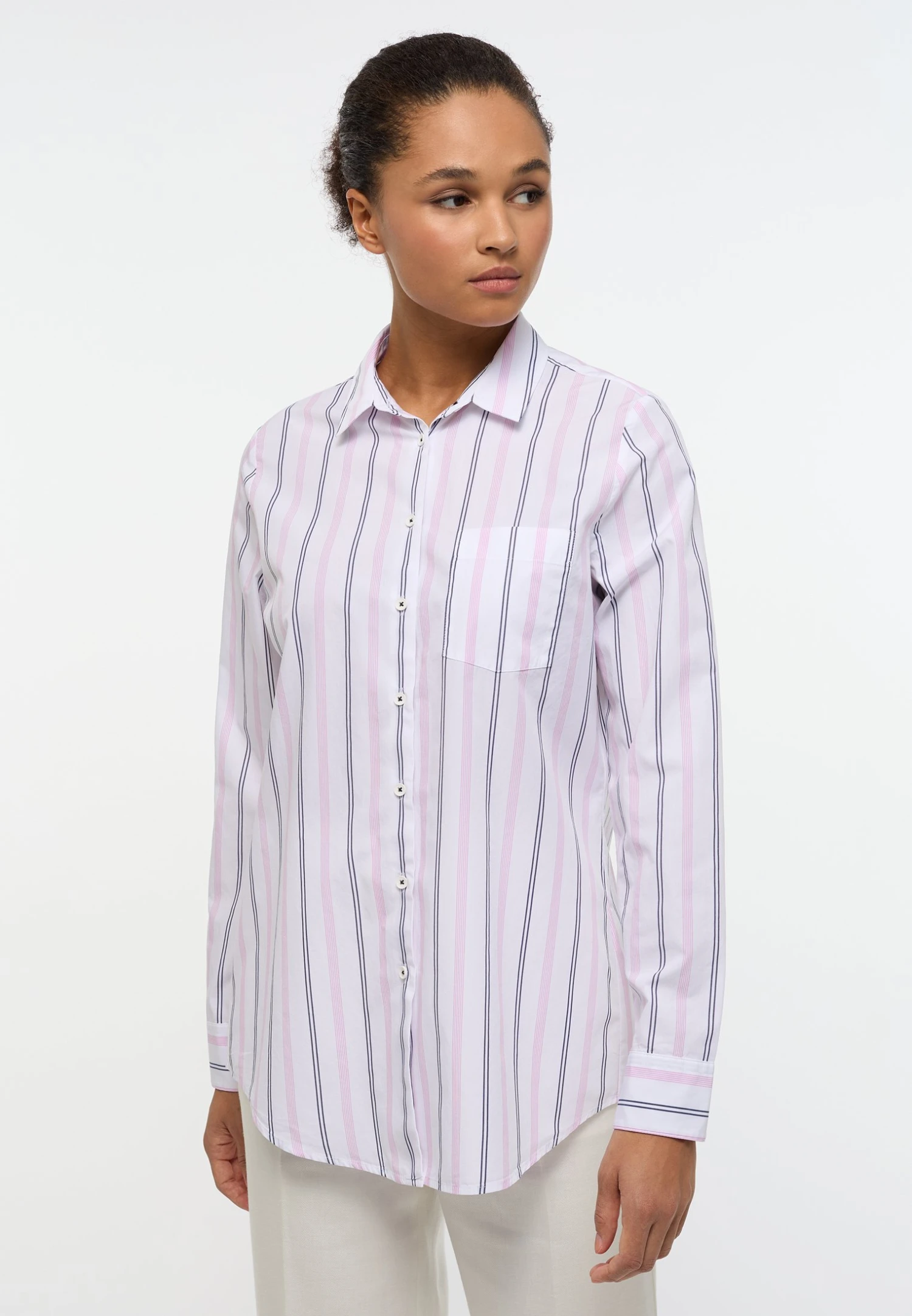 Eterna Classic Fit - Overhemdblouse - Pink 3 Eterna Classic Fit - Overhemdblouse - Pink