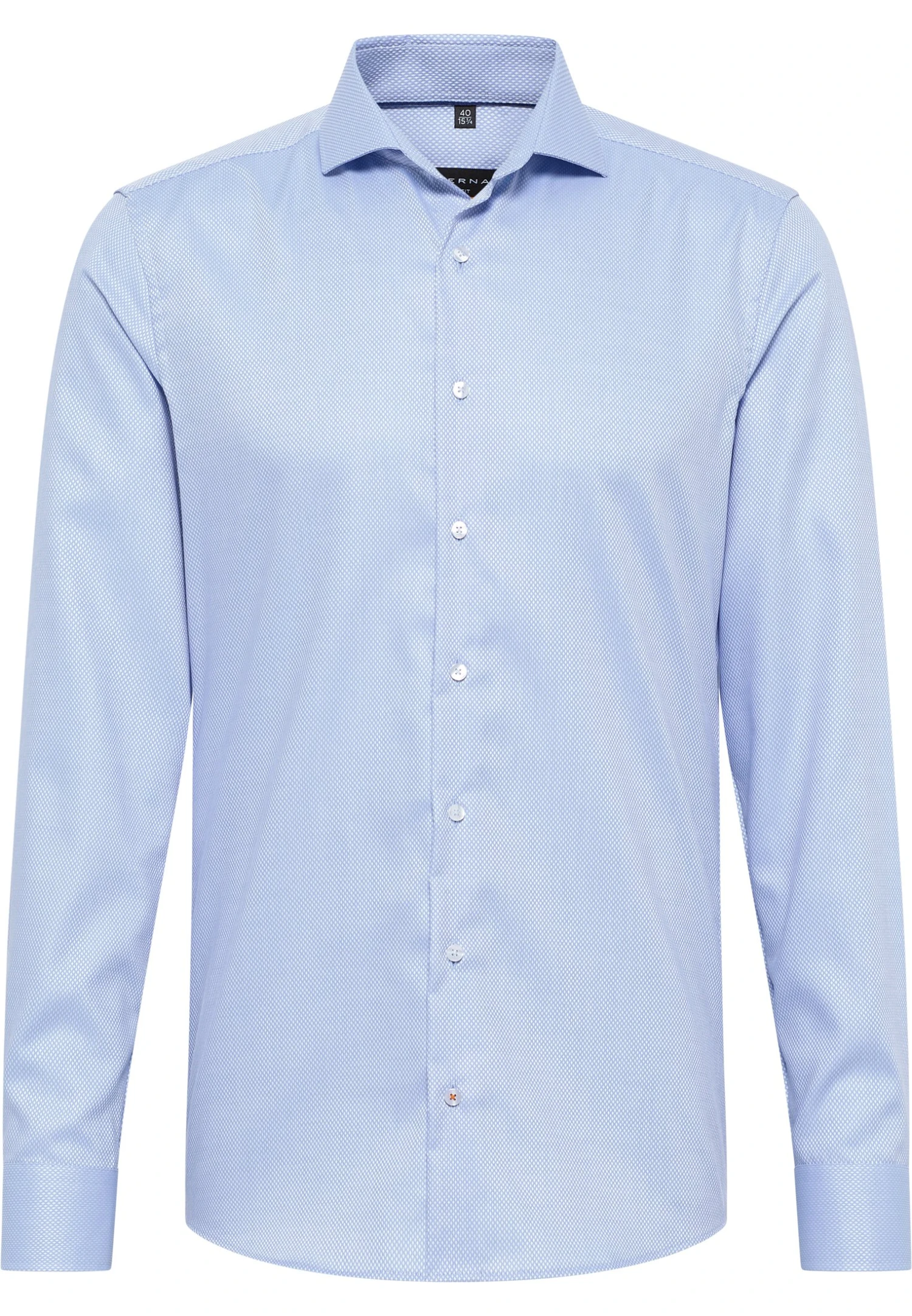 Eterna Struktur Slim Fit - Zakelijk Overhemd - Hellblau 6 Eterna Struktur Slim Fit - Zakelijk Overhemd - Hellblau - Afbeelding 4