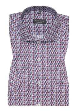 Eterna Bedrucktes -Kurzarm Comfort Fit - Overhemd - Rot -Eterna f028694323ba47e4ae54860e9e9e6233