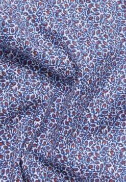 Eterna Bedrucktes Twill-Kurzarm Modern Fit - Overhemd - Rot -Eterna f03762da4a374185b8cd9a6bd40b092d