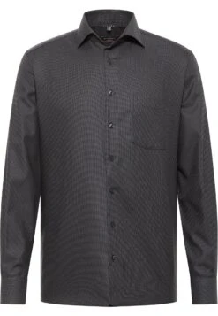Eterna Strukturiertes Twill Modern Fit - Overhemd - Anthrazit -Eterna f084fa06b9fb495abef2d704e66bd064