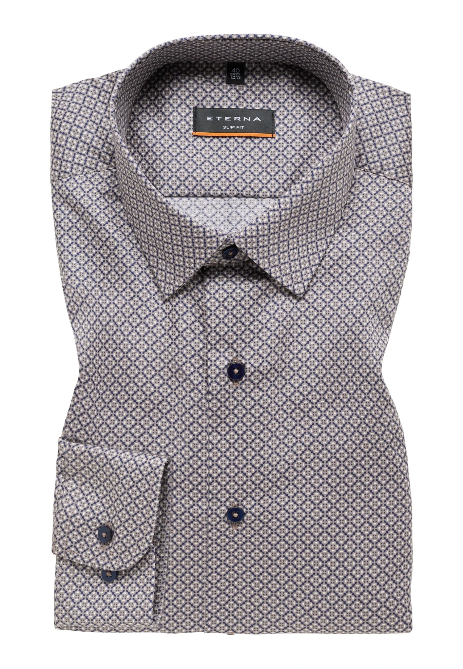 Eterna Overhemd - Beige 7 Eterna Overhemd - Beige - Afbeelding 5