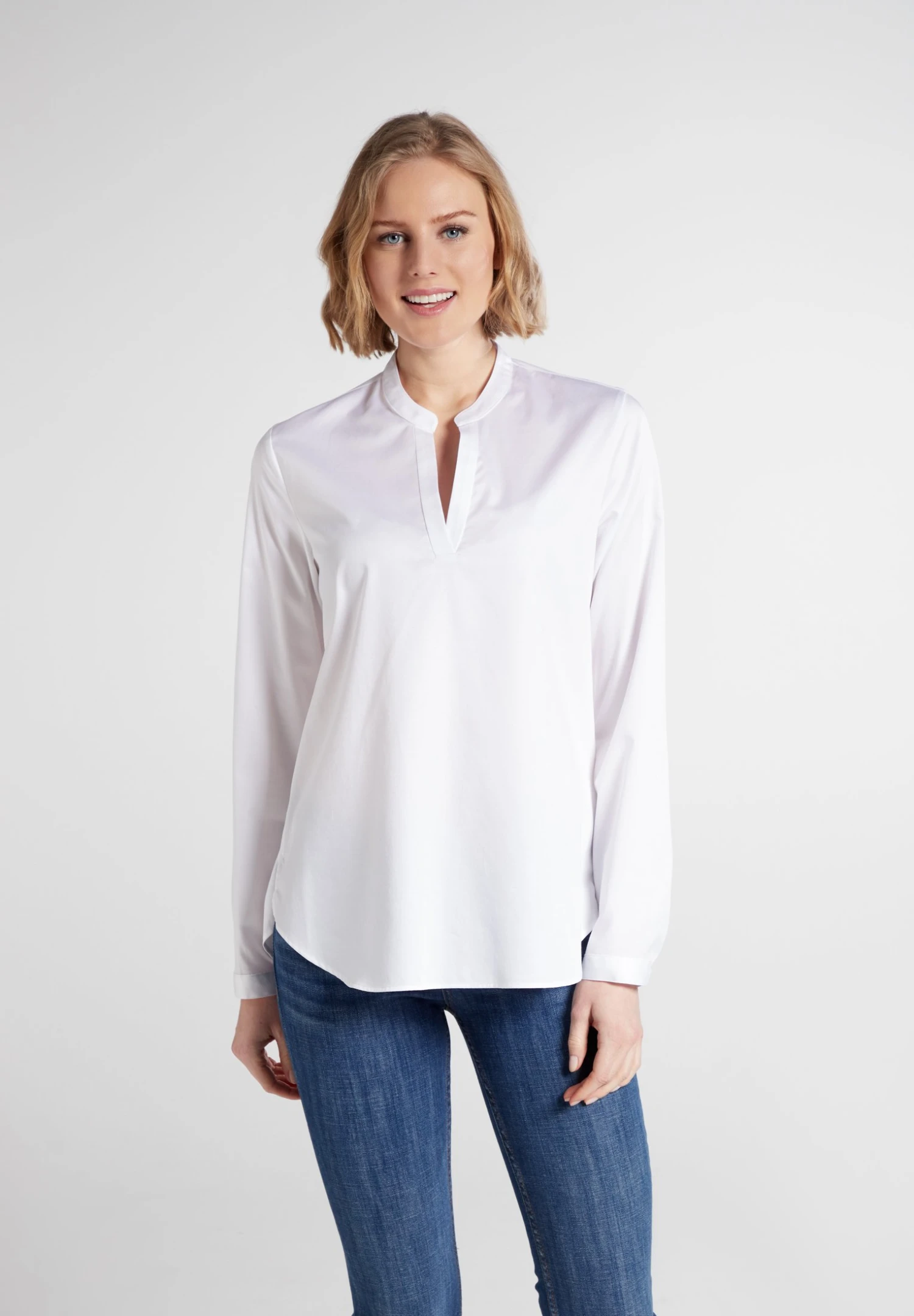 Eterna Langarm Modern Classic - Tuniek - Weiß 3 Eterna Langarm Modern Classic - Tuniek - Weiß