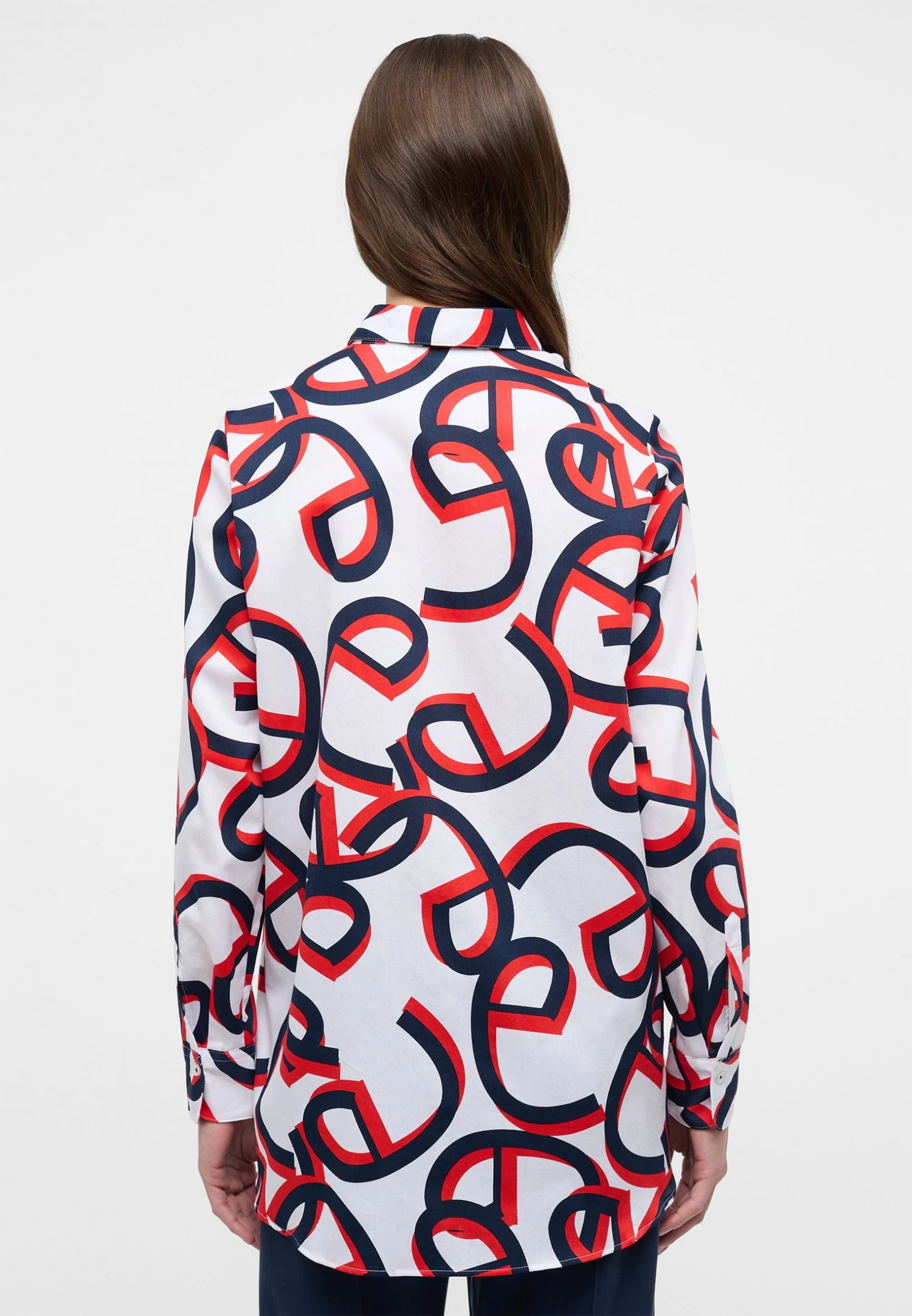 Eterna Loose Fit - Overhemdblouse - Rot 4 Eterna Loose Fit - Overhemdblouse - Rot - Afbeelding 2