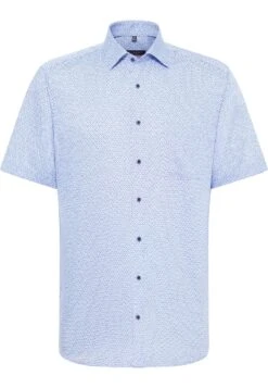 Eterna Bedrucktes Twill-Kurzarm Modern Fit - Overhemd - Hellblau 11 Eterna Bedrucktes Twill-Kurzarm Modern Fit - Overhemd - Hellblau -Eterna f6985717feb84b499322e9b4113c3520