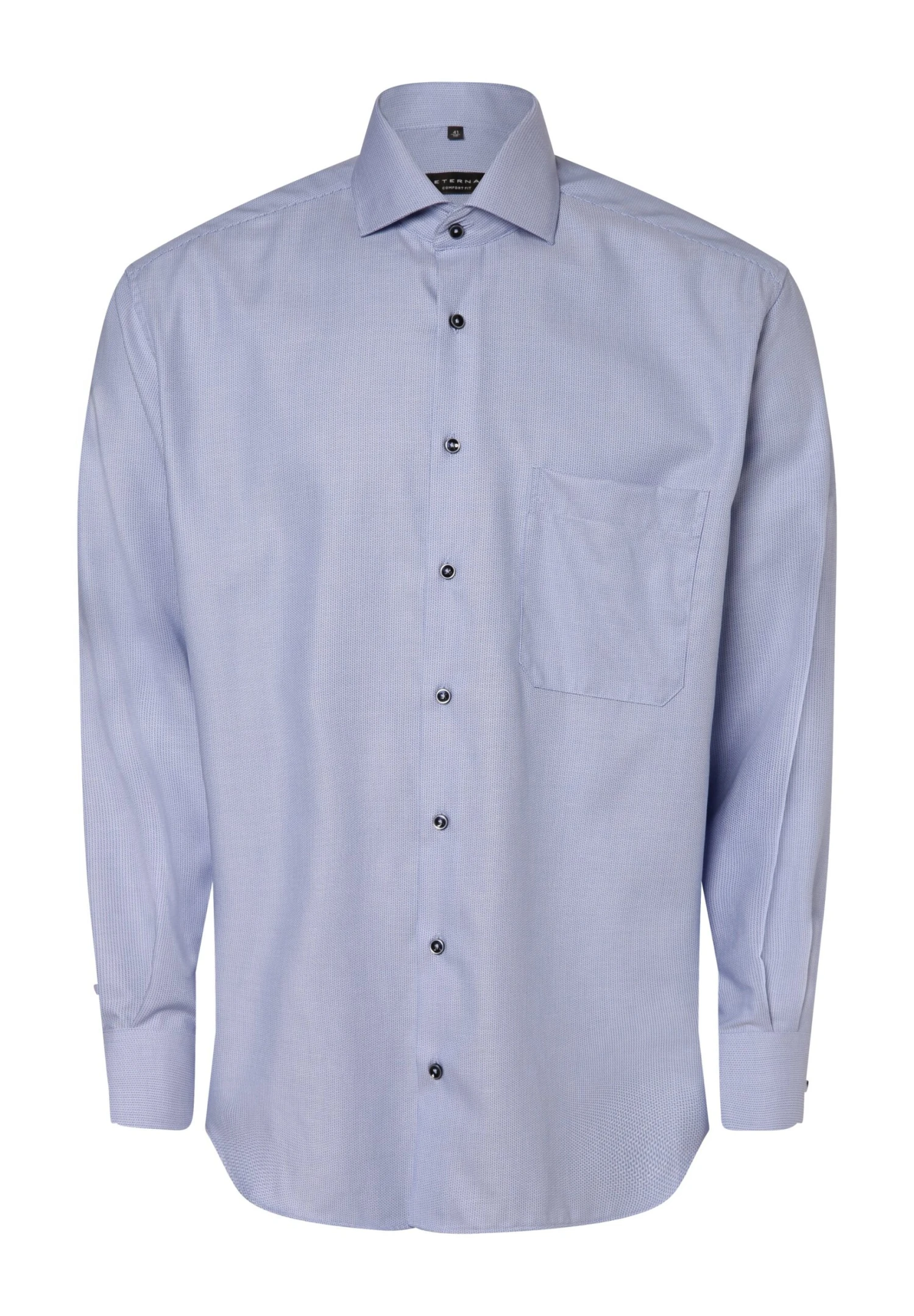 Eterna Overhemd - Hellblau Weiß 3 Eterna Overhemd - Hellblau Weiß