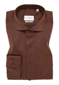 Eterna Cover- Zakelijk Overhemd - Dunkelbraun -Eterna f6b54a9c03cb45978d2b818ce0156952